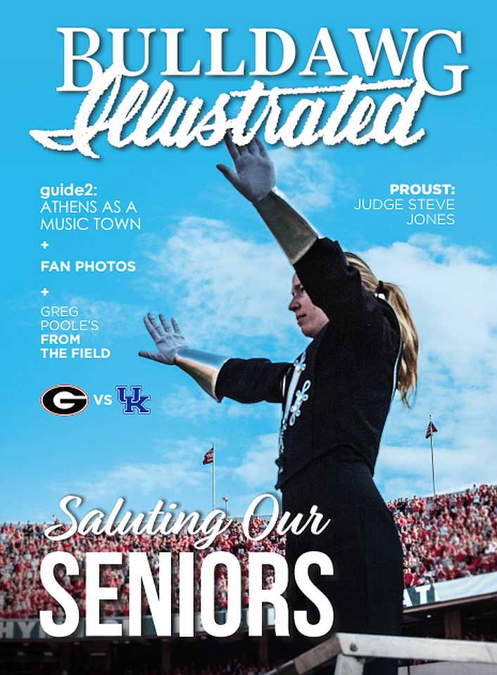 Bulldawg Illustrated cover for 2017, Vol 15, Issue 13 Saluting Our Seniors