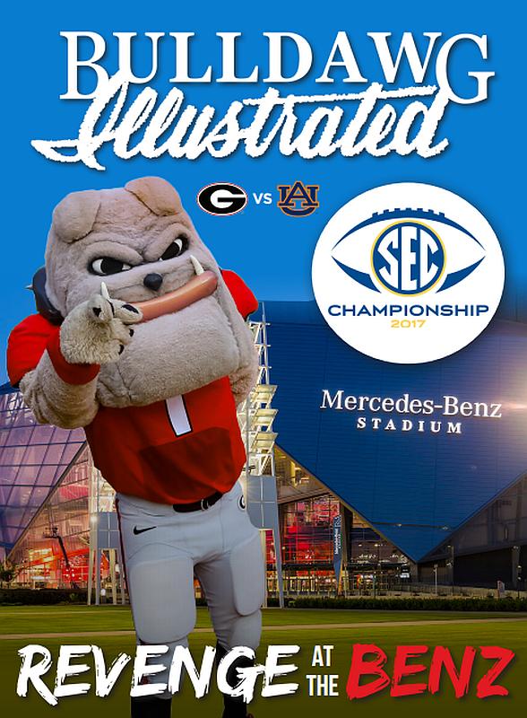Bulldawg Illustrated cover for 2017, Vol 15, Issue 15 Revenge at the Benz