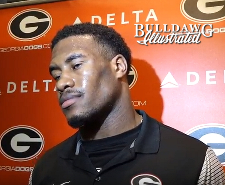 David Marshall during his post-practice interview on Tuesday, Nov. 28, 2017