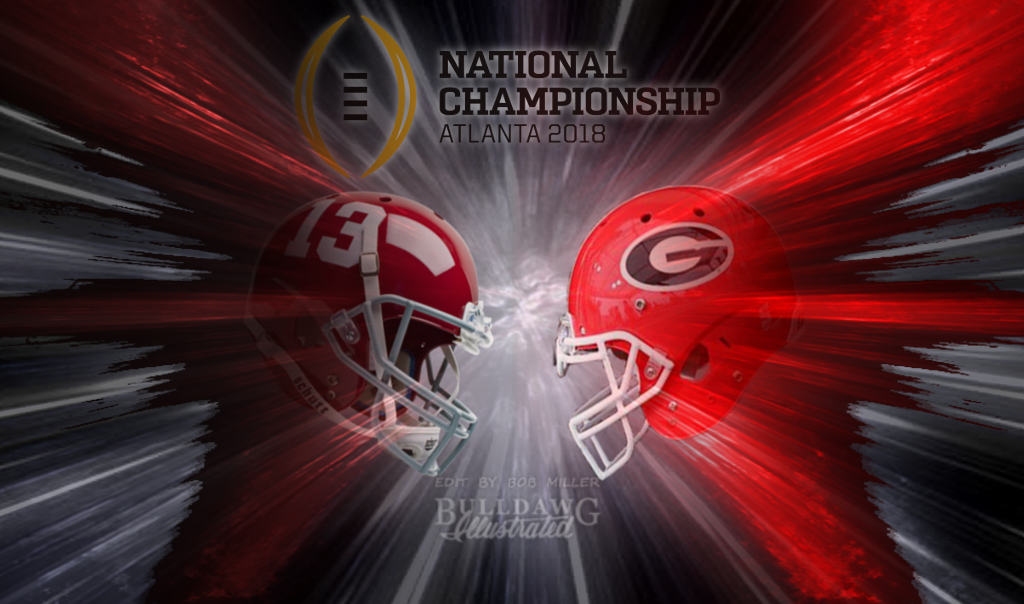 Georgia vs. Alabama CFP Nat'l Championship helmet edit 002 by Bob Miller