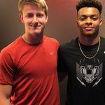 Max Johnson and Justin Fields. Photo by @qbmjohnson2020