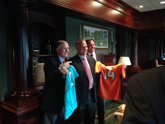 Bob Griese, Mark Richt and Brian Griese Photo by Jacob Blount