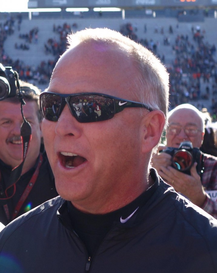 Mark Richt is a happy man