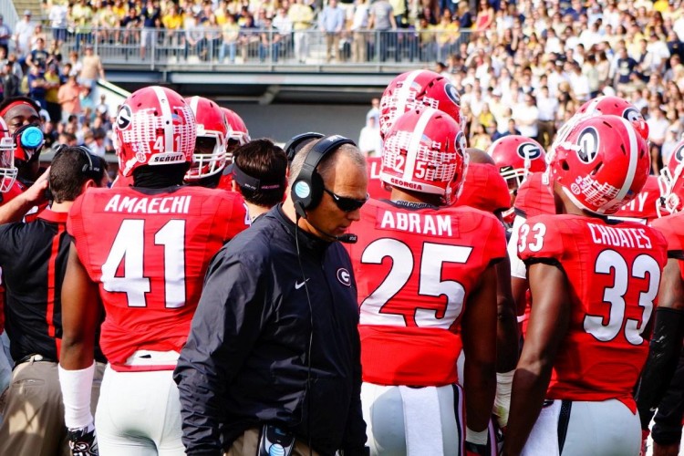 Mark Richt beginning of 4th quarter UGA vs. GT 28-Nov-2015