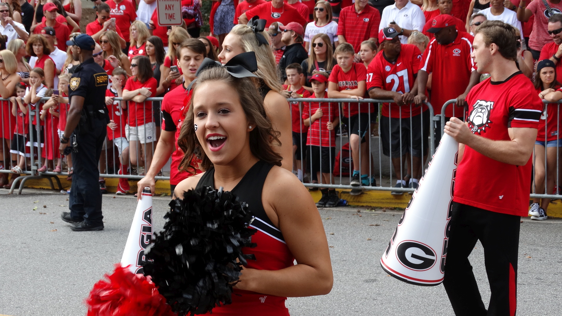 ULB vs. UGA Dawg Walk 05-Sept-2015 (Photo by Bulldawg Illustrated's Greg Poole)