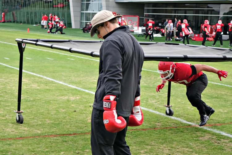 Gloved and ready