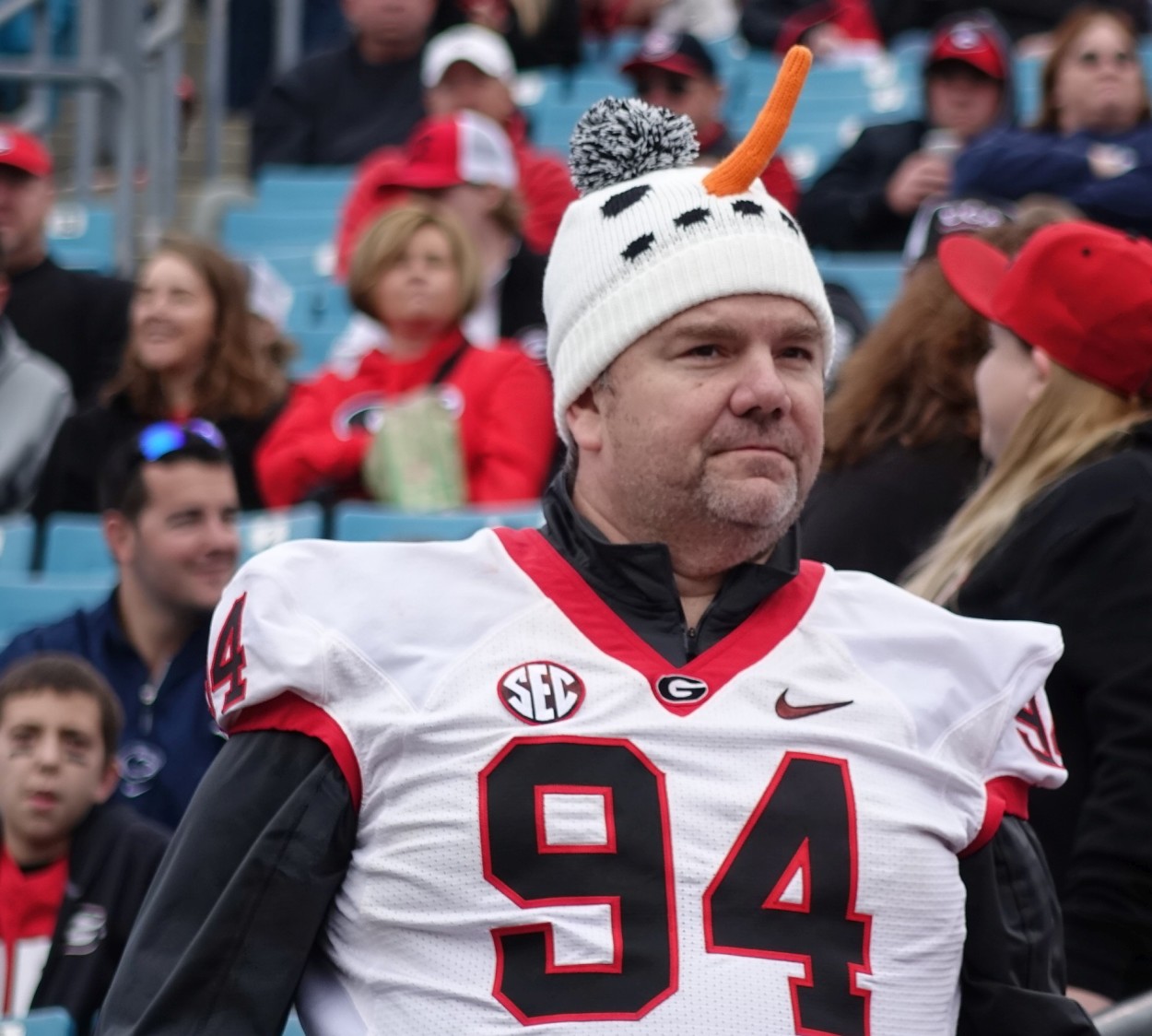 Bulldog fans in Jacksonville, FL for TaxSlayer Bowl - Georiga vs. Penn State 02-JAN-2016 (Photo by Greg Poole)