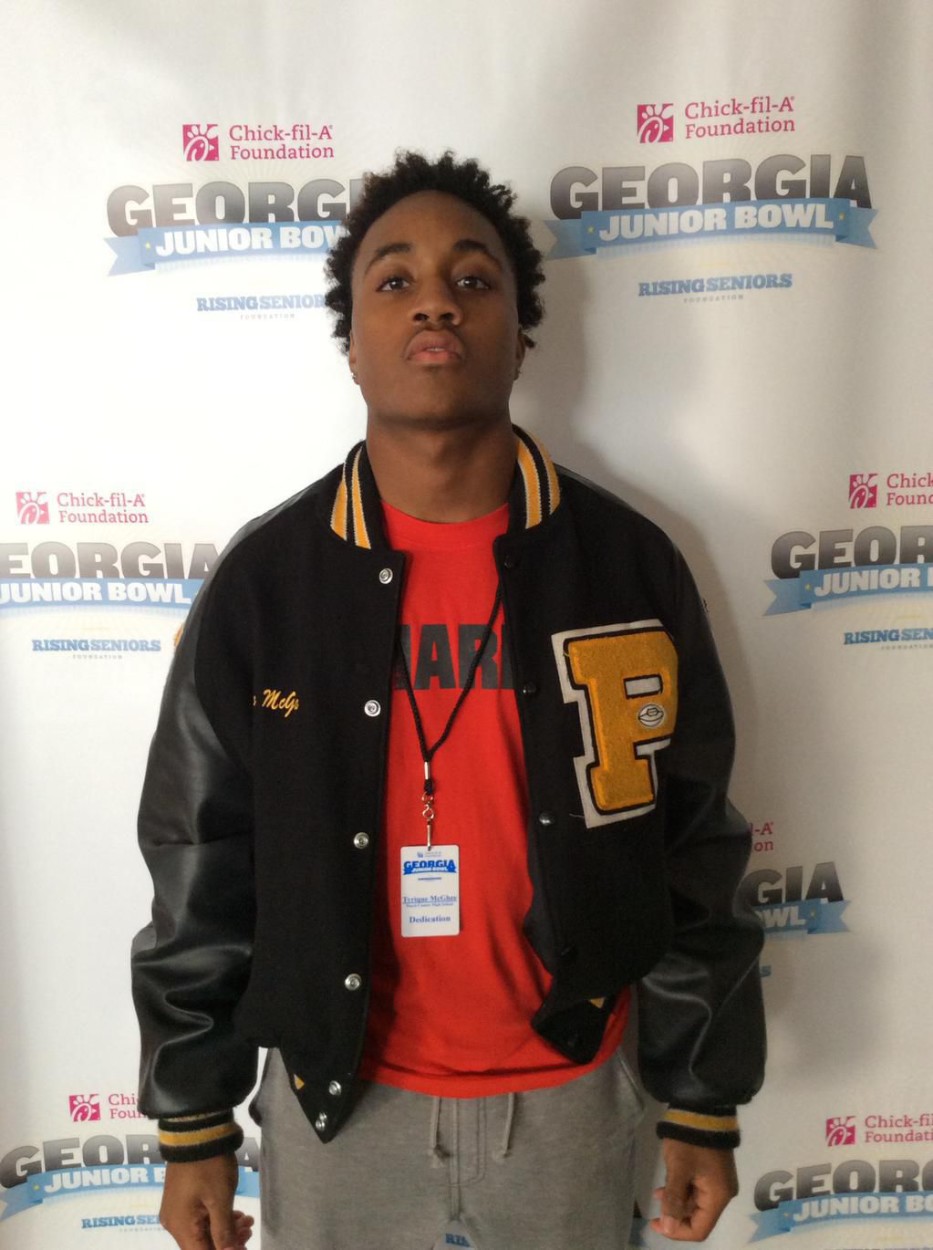 Tyrique McGhee - 2016 CB - Peach County HS, Fort Valley, GA (Photo courtesy of Rising Seniors on Twitter)