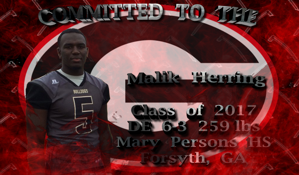 Malik Herring, One of the Top 2017 Defensive Ends Commits to