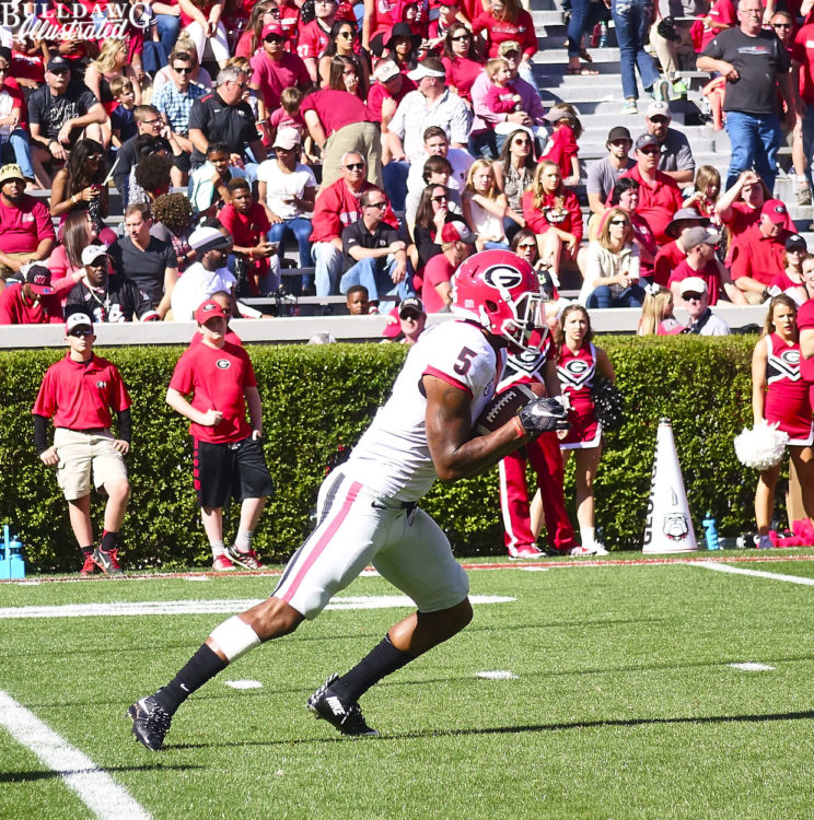 Terry Godwin returns kickoff