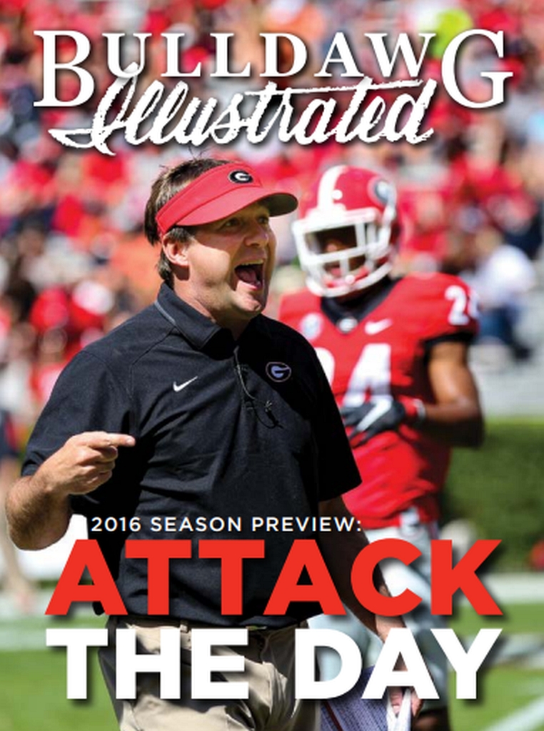 Georgia Head Coach, Kirby Smart, 2016 G-Day spring game (Cover photo by Blane Marable)
