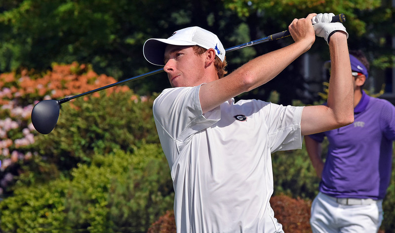 Lee McCoy during the NCAA Championships at Eugene (Ore.) Country Club on Monday, May 30, 2016. (Photo by Steven Colquitt