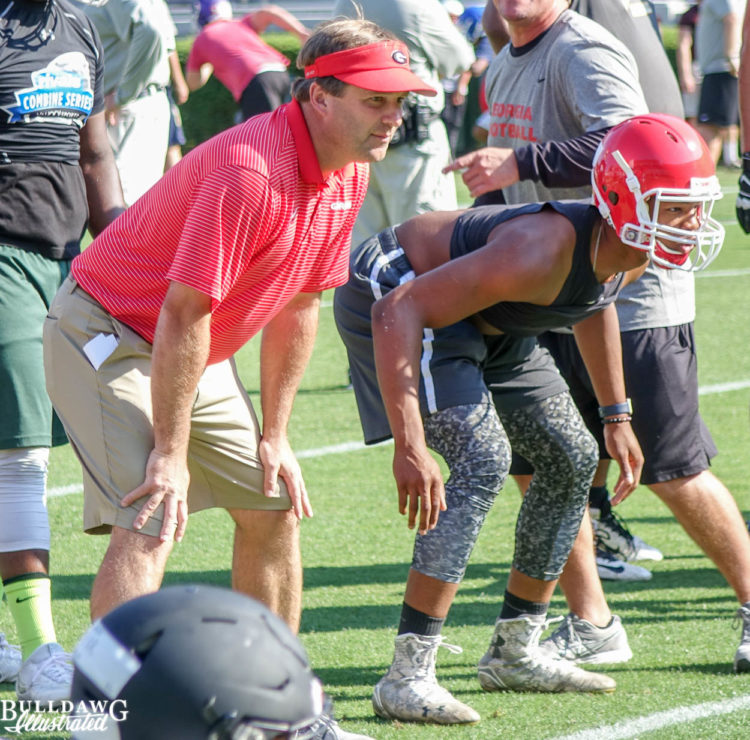 Kirby Smart and Nolan Smith