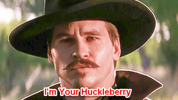 I'm Your Huckleberry blog photo