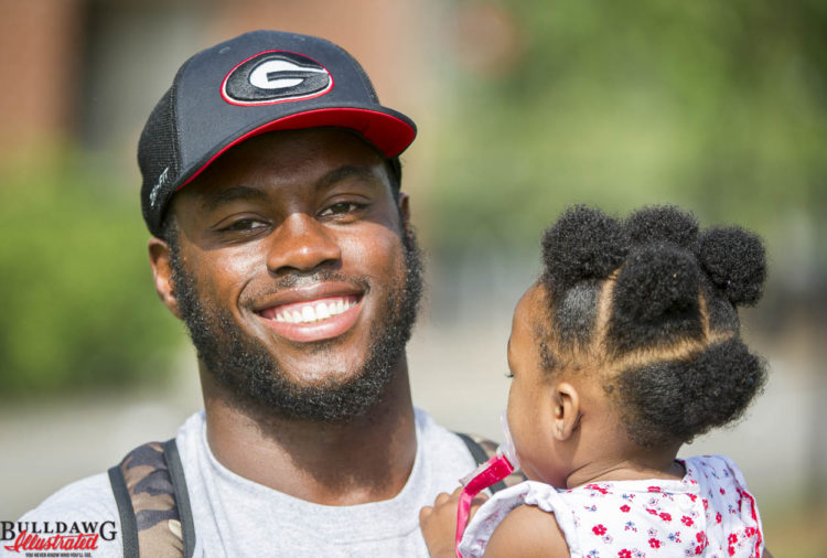 Quincy Mauger brought his godchild camp