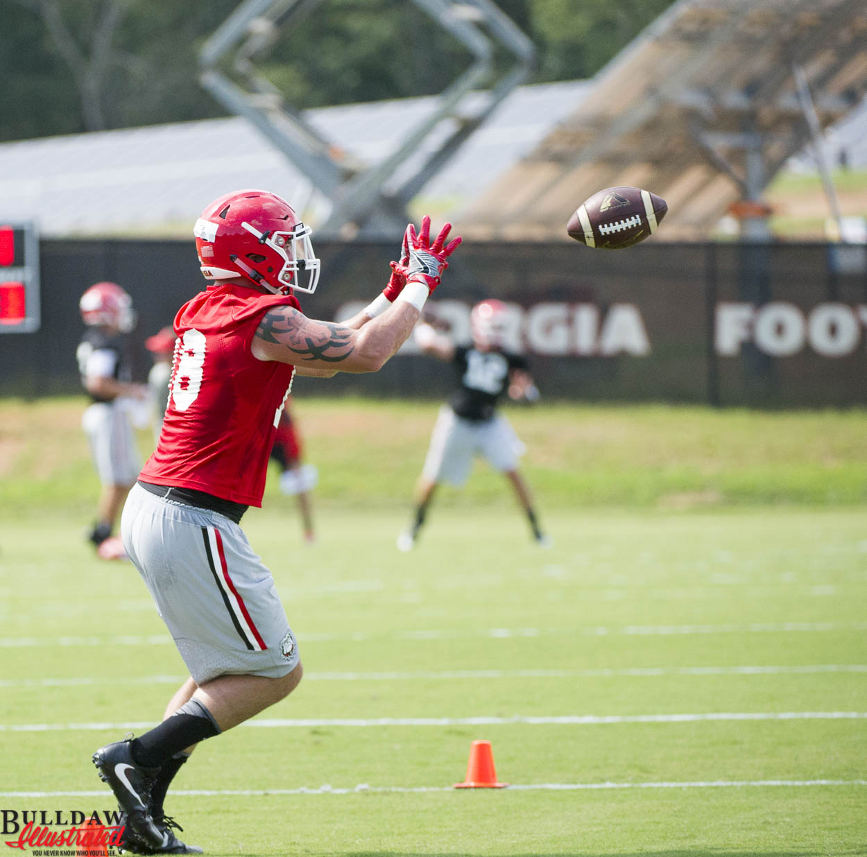 Isaac Nauta with the catch