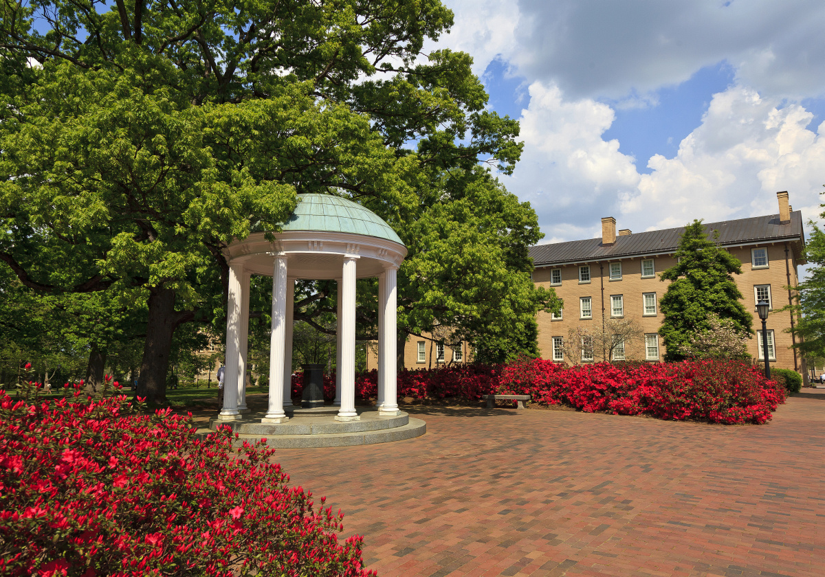 Historic Old Well at UNC Chapel Hill in North Carolina (photo from provost.unc.edu)