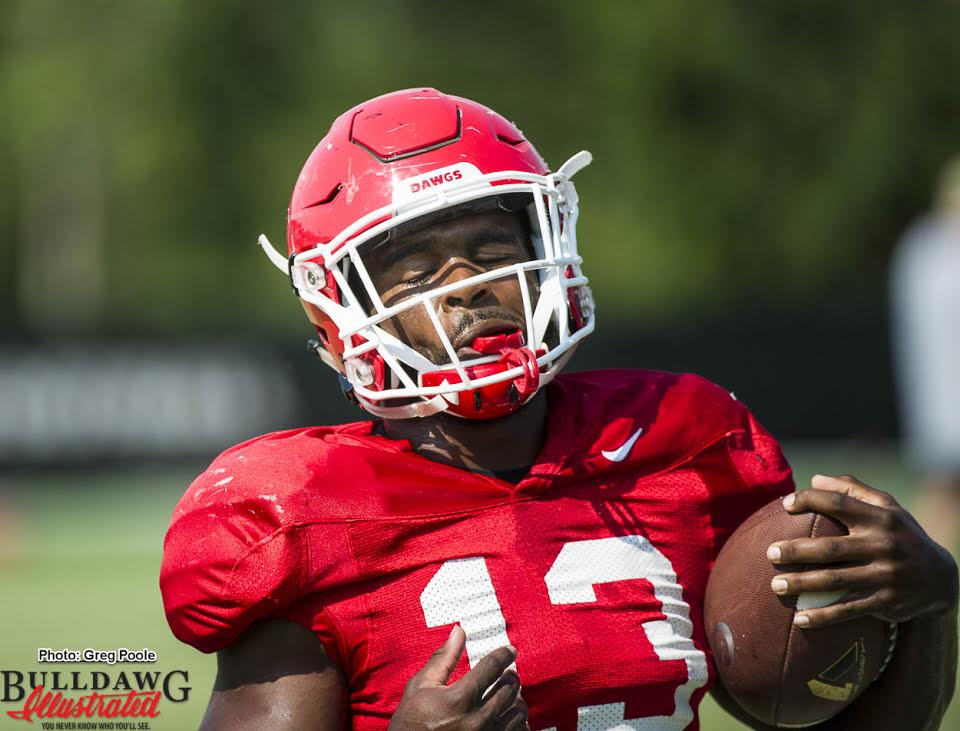 Elijah Holyfield practicing without restriction – September 7, 2016