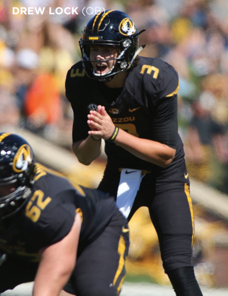 Drew Lock (3) - Missouri QB (photo by Missouri Athletics)