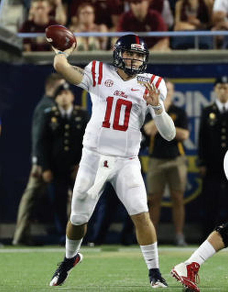 Chad Kelly (Photo by Joshua McCoy, Ole Miss Athletics)