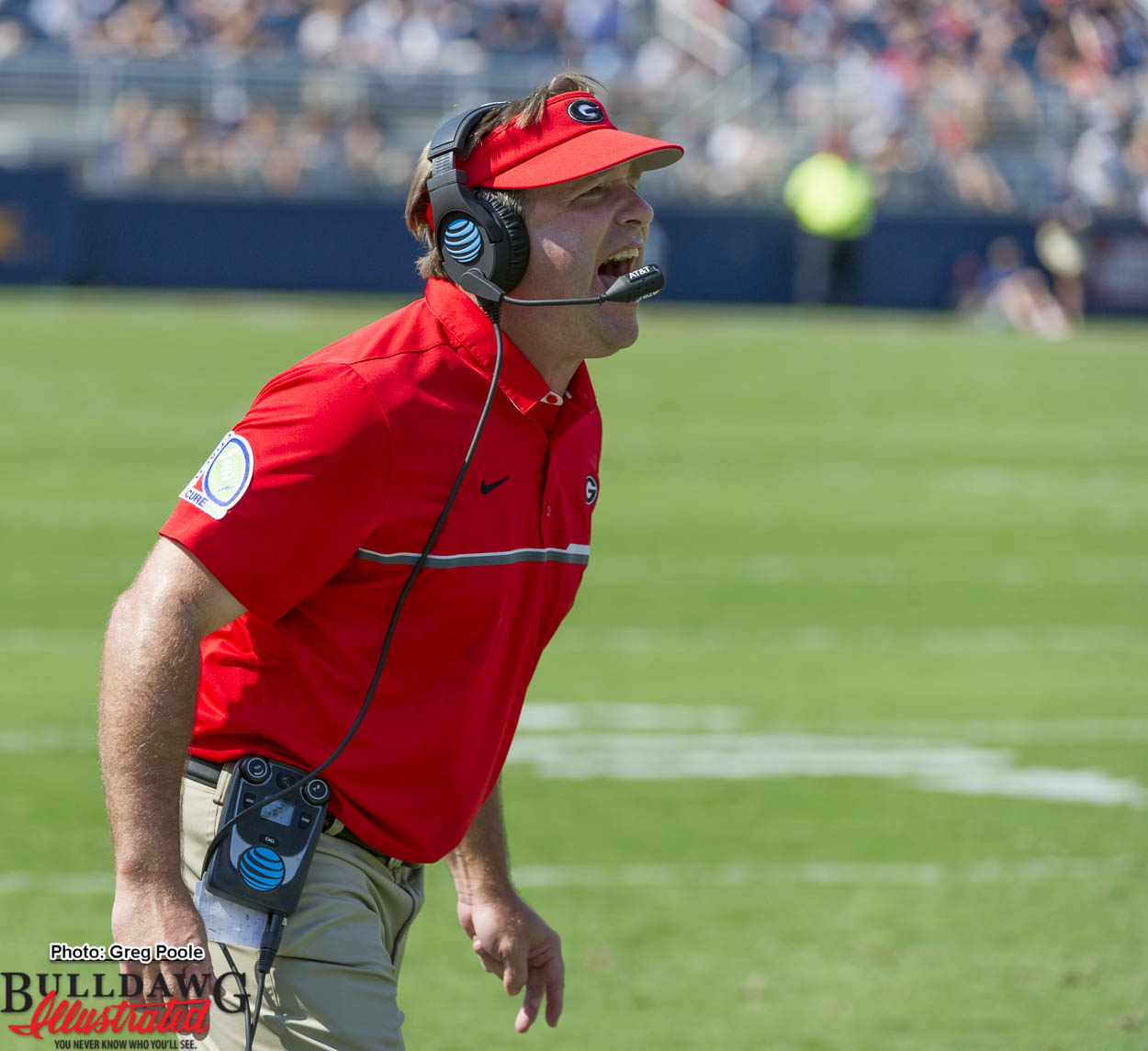 Kirby Smart never stops coaching or with the energy