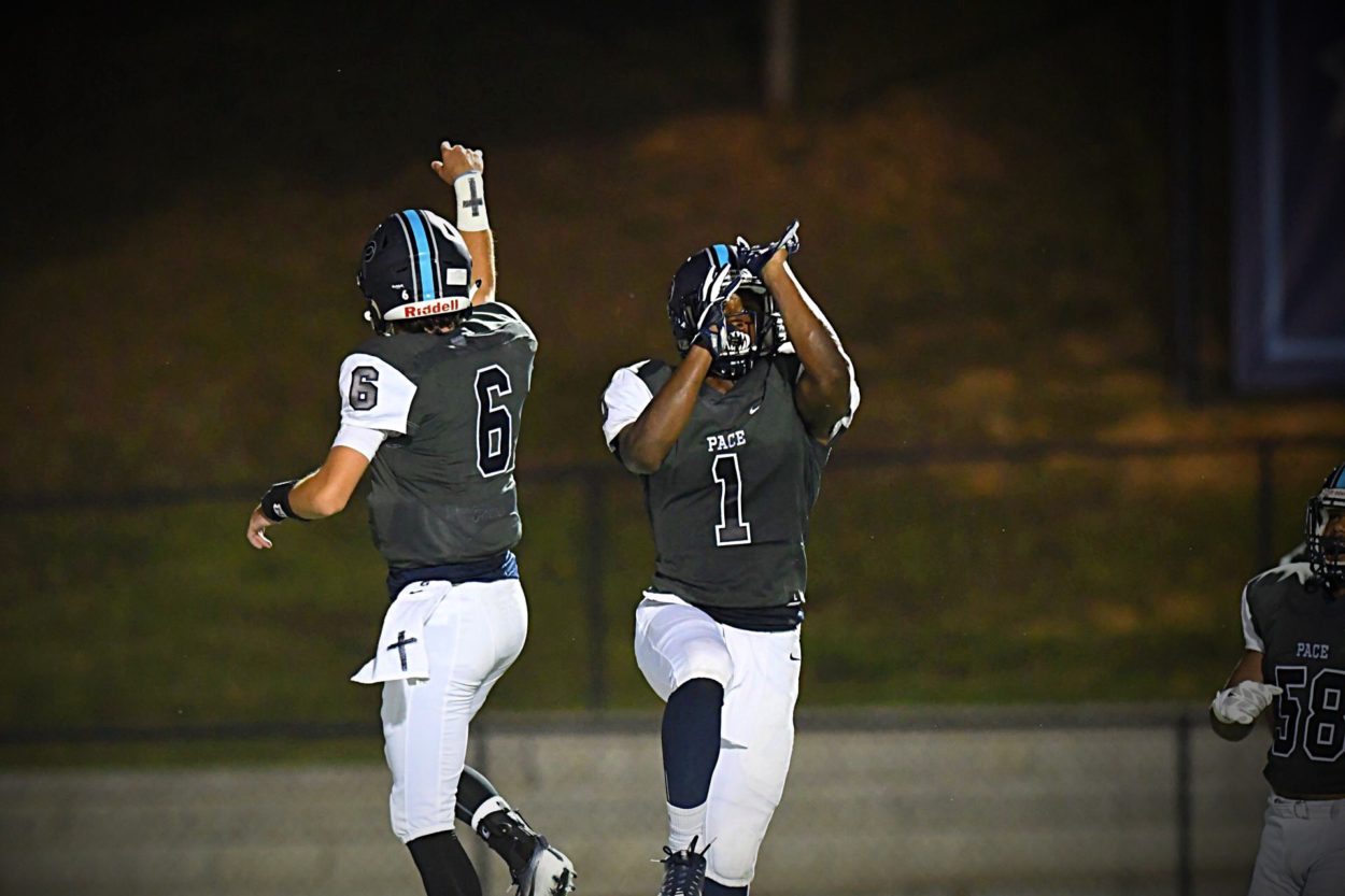 Trey Blount (1) - Pace Academy Class of 2017 WR - (photo Trey Blount Twitter)