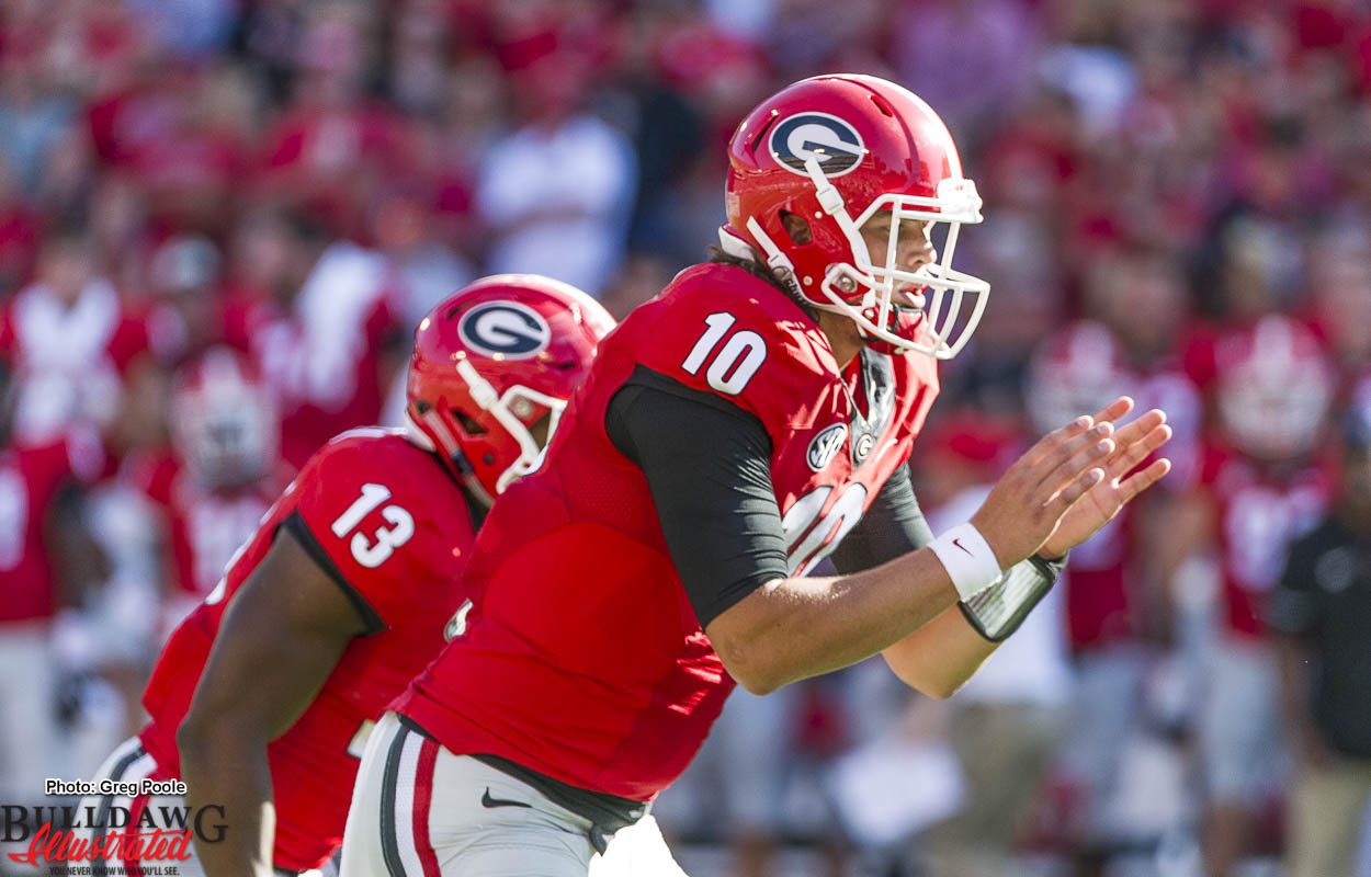 Jacob Eason and Elijah Holyfield