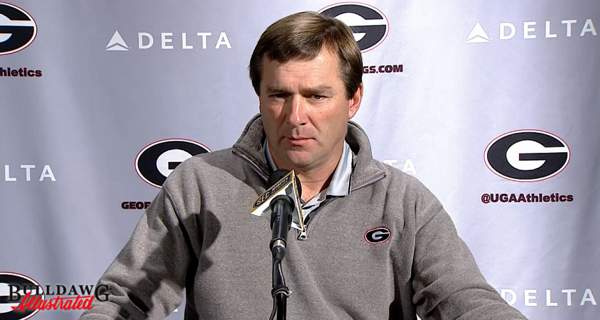 Kirby Smart - Monday press conference 14-Nov-2016 (Photo: Bulldawg Illustrated)