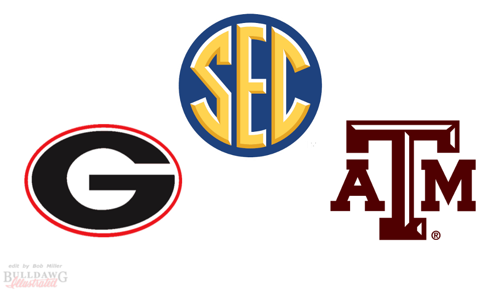 Georgia vs Texas AM SEC graphic by Bob Miller