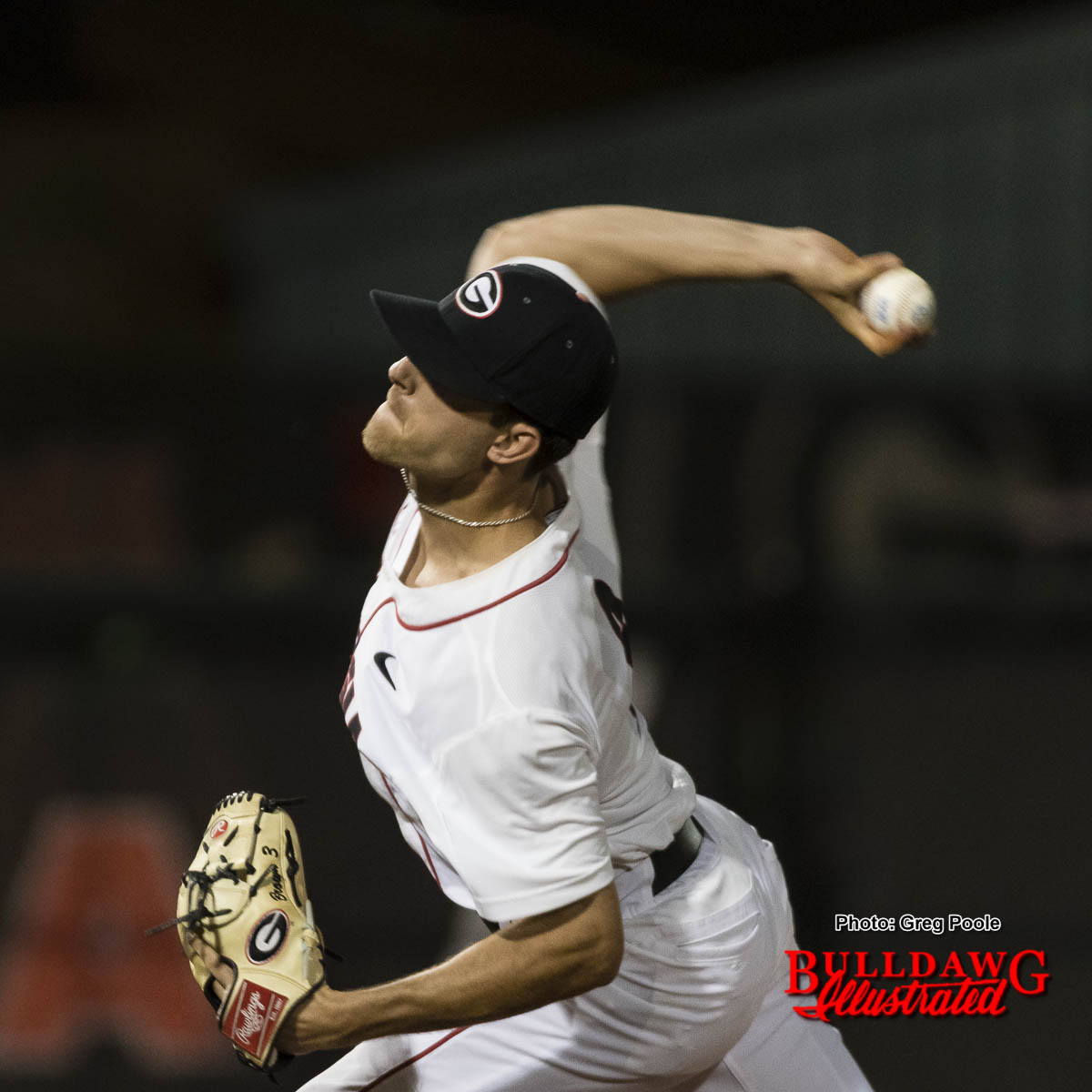 Blakely Brown was one of the seven Bulldog pitchers to have a solid night on the mound