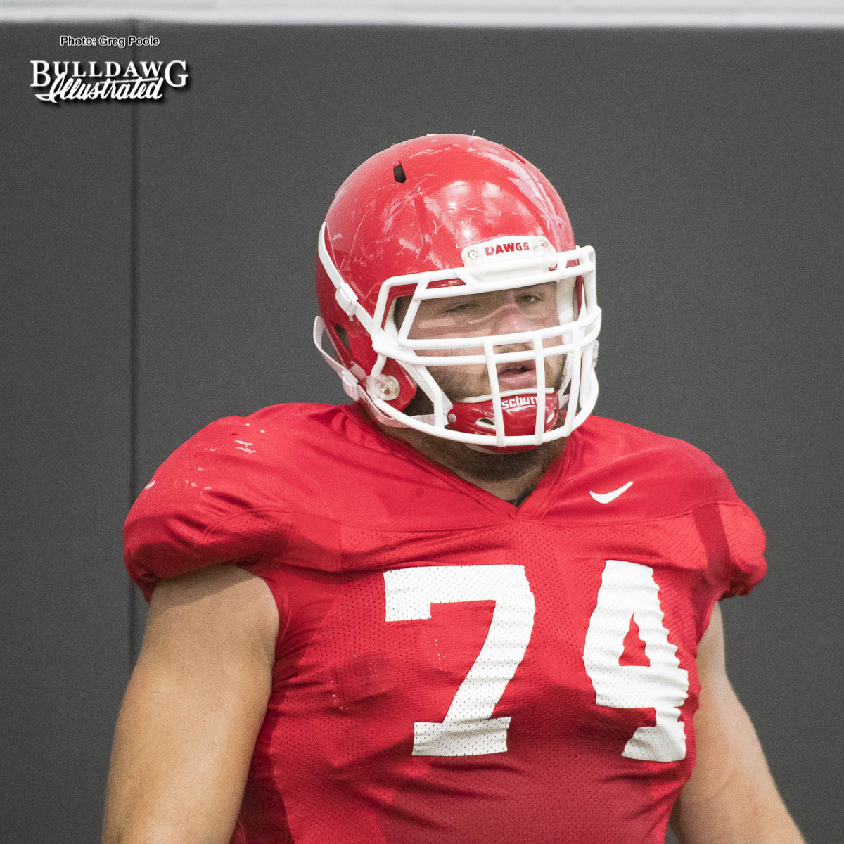 Ben Cleveland - UGA Fall Camp - Practice No. 15 - Wednesday, August 16, 2017
