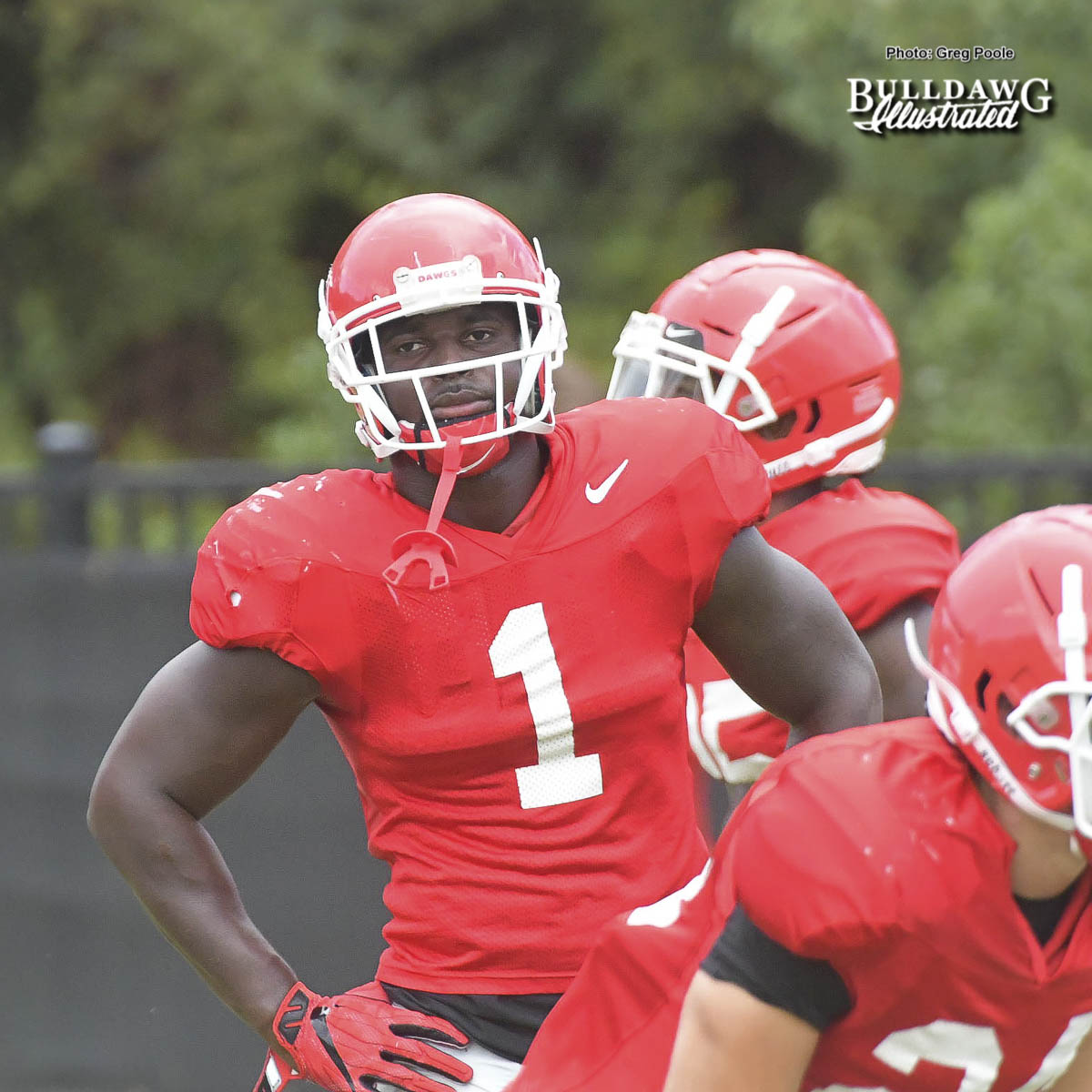 Sony Michel (1) - UGA Fall Camp - Practice No. 16 - Thursday, August 17, 2017