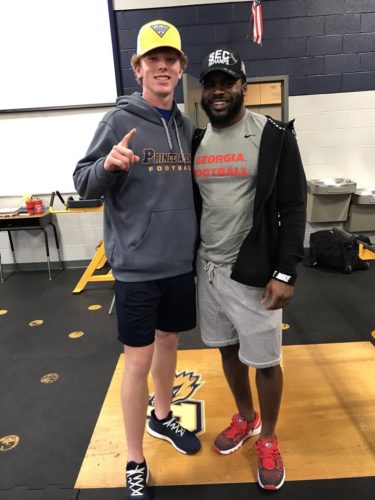Brock Vandagriff and Elijah Holyfield Photo @BrockVandagriff Twitter