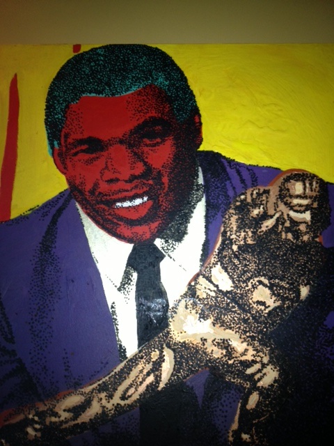 Han's Herschel Walker Painting 