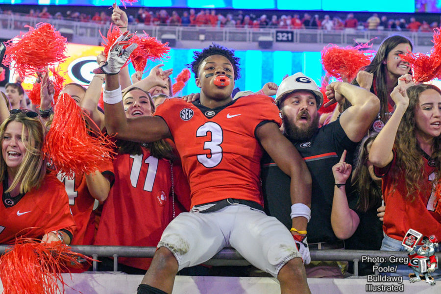 Tyson Campbell (3) postgame - Georgia vs. Florida 2018