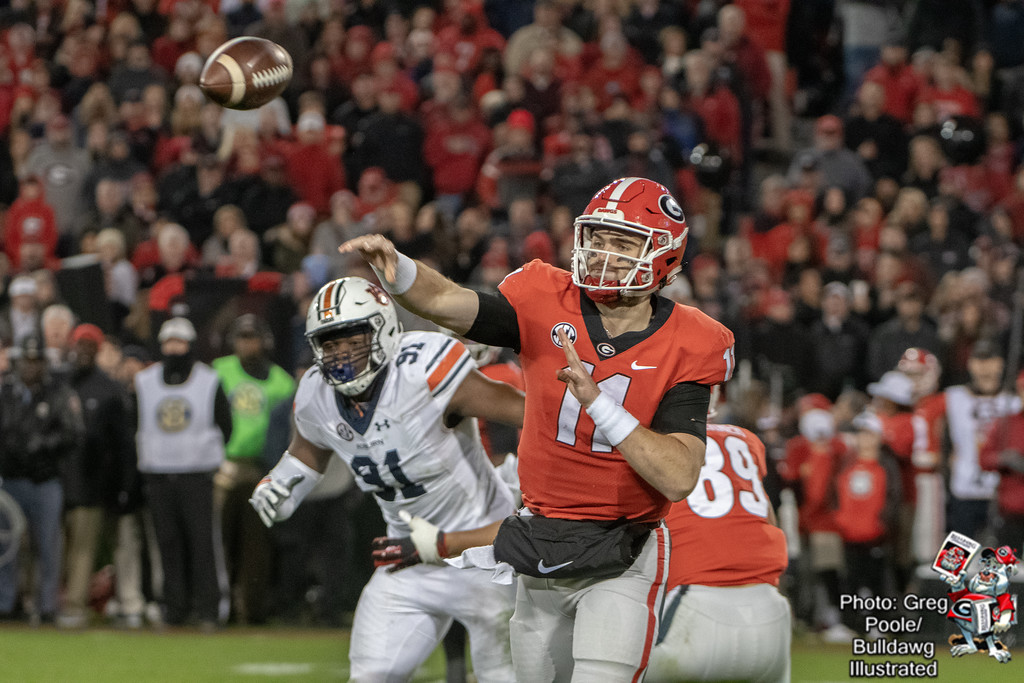 Jake Fromm (11) - Georgia vs. Auburn 2018