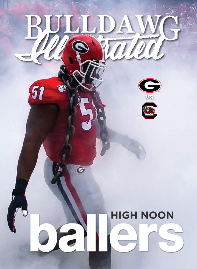 Georgia vs. South Carolina 2019 print issue cover