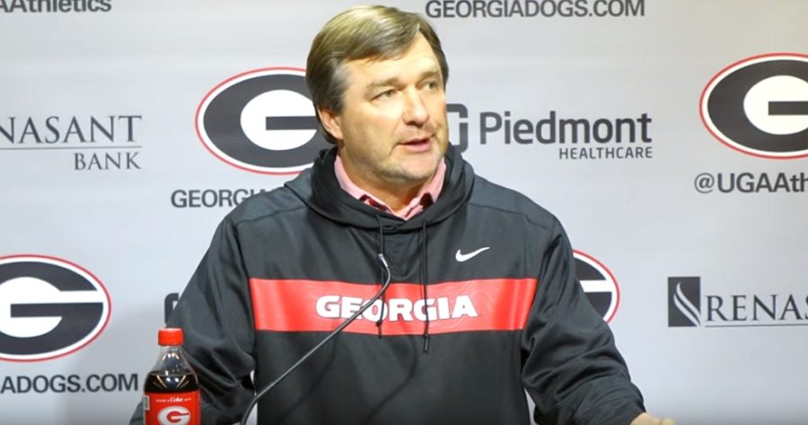 UGA head coach Kirby Smart during the Georgia vs. Missouri press conference on Monday, November 4, 2019