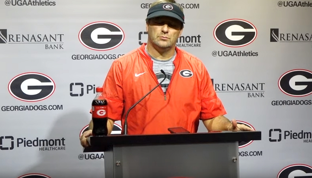 UGA head coach Kirby Smart during the Georgia vs. Missouri post-practice press conference on Tuesday, November 5, 2019