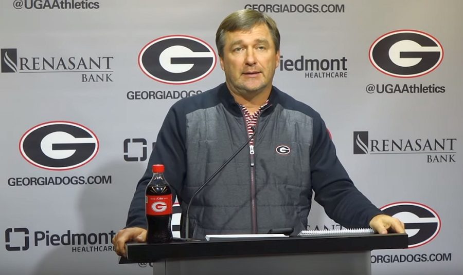 Kirby Smart during the Georgia-Auburn week press conference, Monday, November 11, 2019