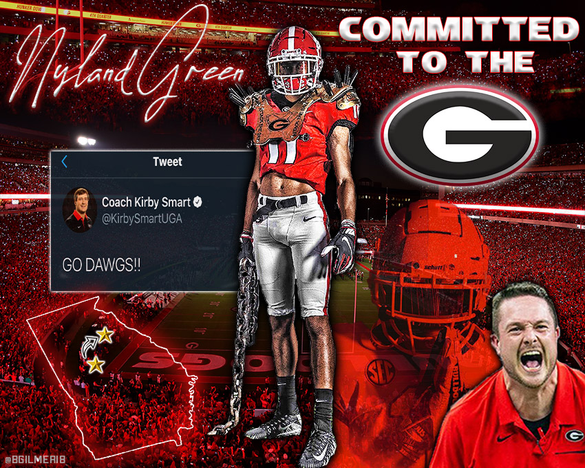 Nyland Green, 4-Star 2021 Cornerback, Commits to the University of Georgia