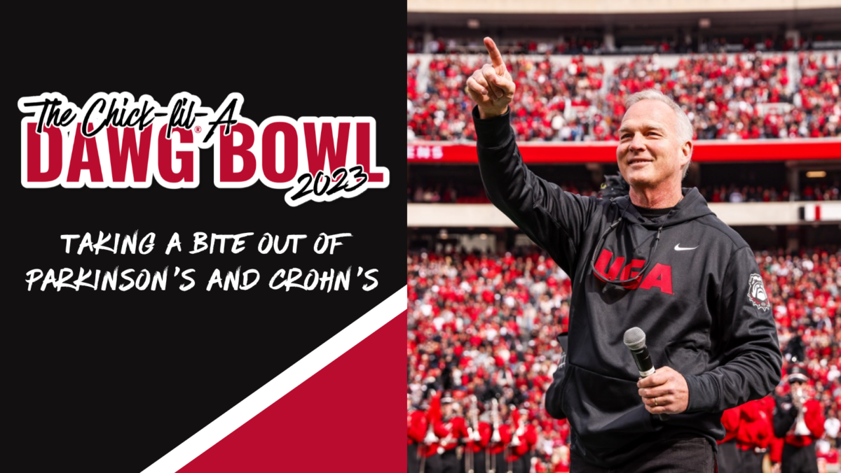 Coach Richt, Coach Smart and current and former players bowl for a great cause at the Chick-fil-A Dawg Bowl 2023