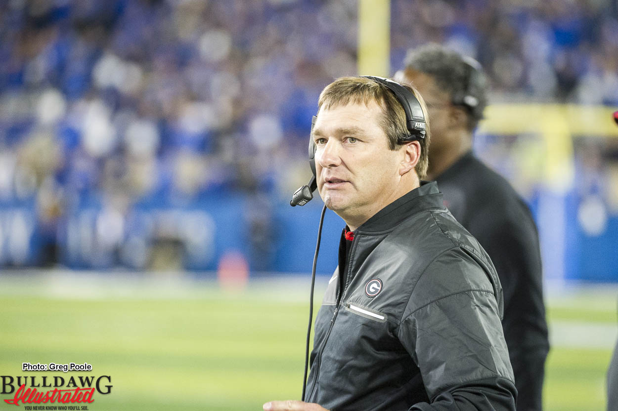 Kirby Smart - Georgia vs Kentucky (05-Nov-2016)